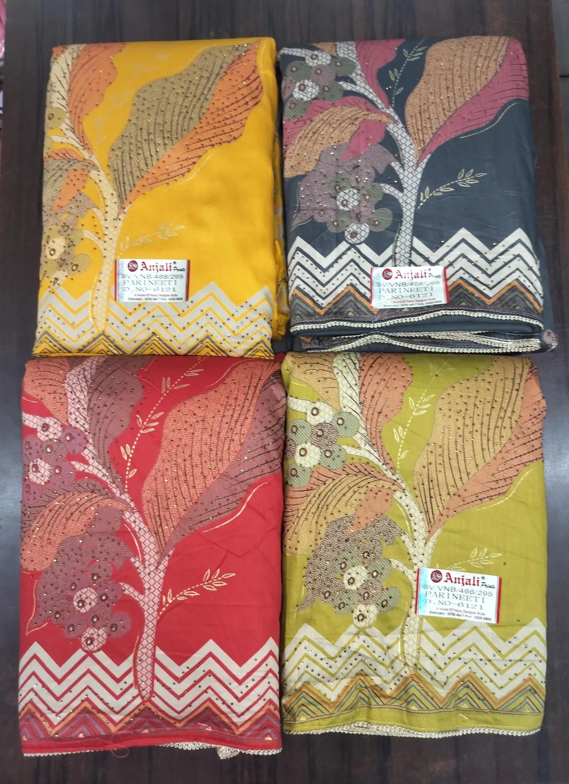 Nayantara Pure Jaam digital printed unstitched suit .